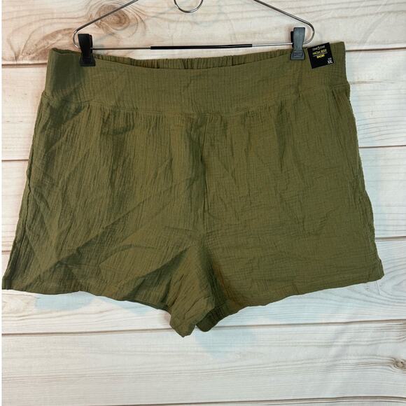 One 5 One Green High Rise Pullon Shorts Size XXL - Picture 1 of 7